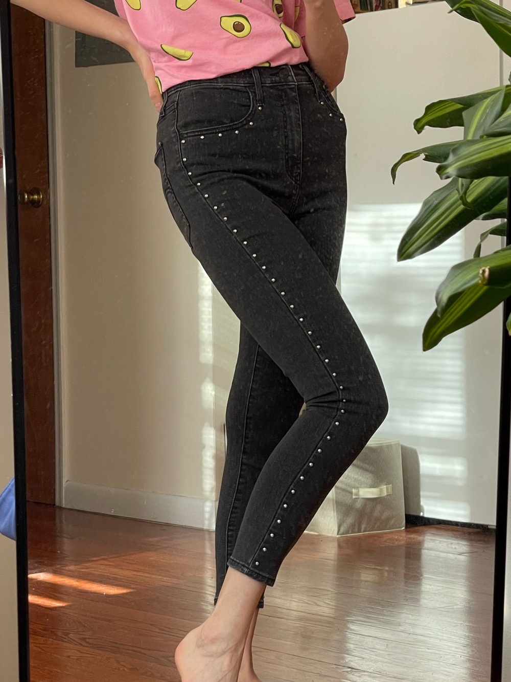 Levi’s Premium Skinny Jeans with Side Stud Detailing / Size 28